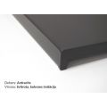 Iekšējās PVC palodzes, antracits