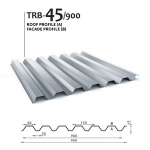Trapecveida profils BudMat 45/900, PE jumtam un fasādei 0.5mm Cena par m2