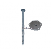 Skrūvpālis M veida