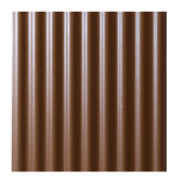 Eco Dach bezazbesta šīferis M 1000x1130mm krāsots, brūns